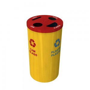 BAERUM B Cos pentru colectare selectiva cu 4 compartimente BAERUM